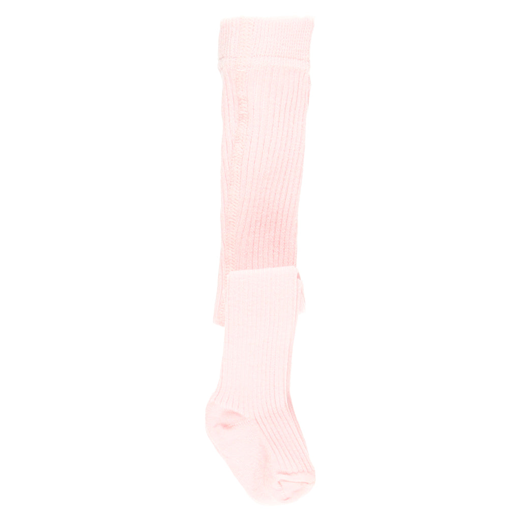 Boboli Pink Ribbed Tights