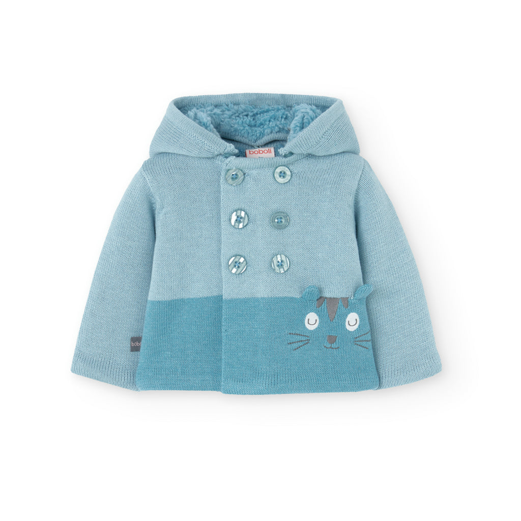 Boboli Blue Knit Jacket