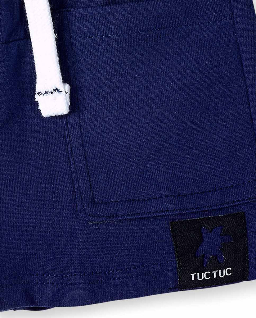 Tuctuc Navy Bermuda Shorts