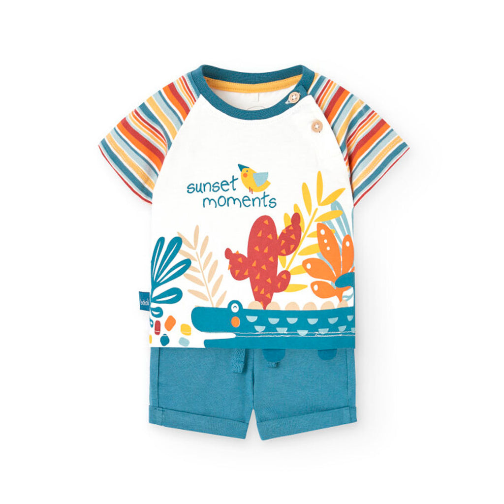 Boboli Sunset Moments Shorts & T-Shirt Set