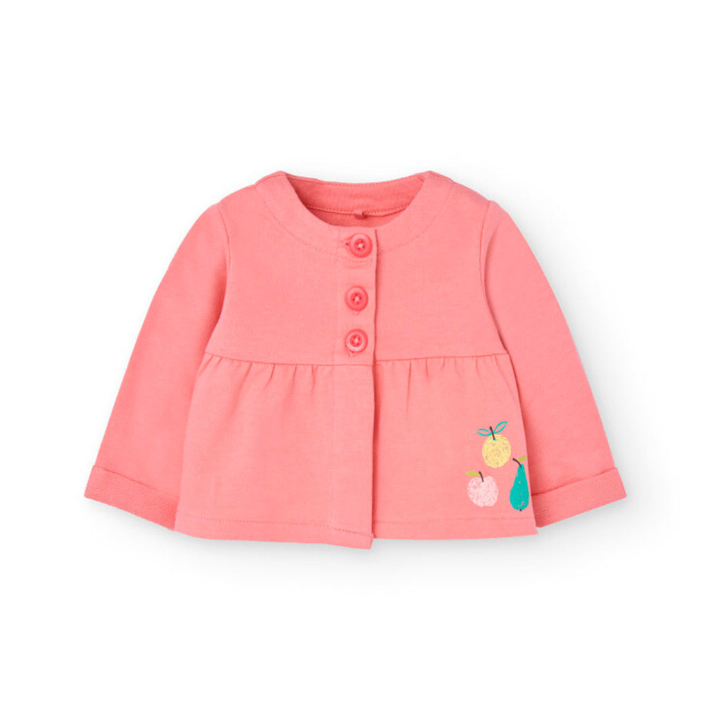 Boboli Pink Peplum Jacket