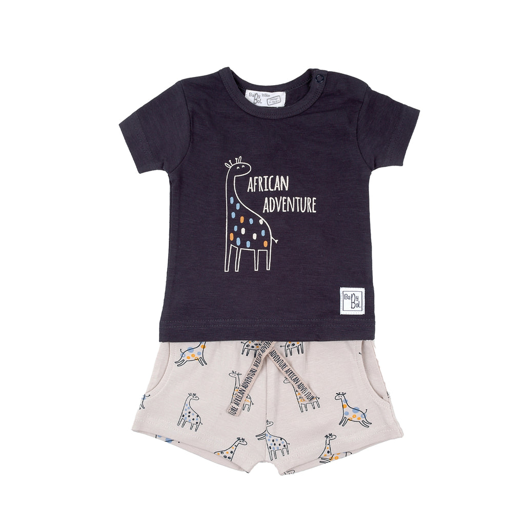 Babybol African Adventure Shorts & T-Shirt Set