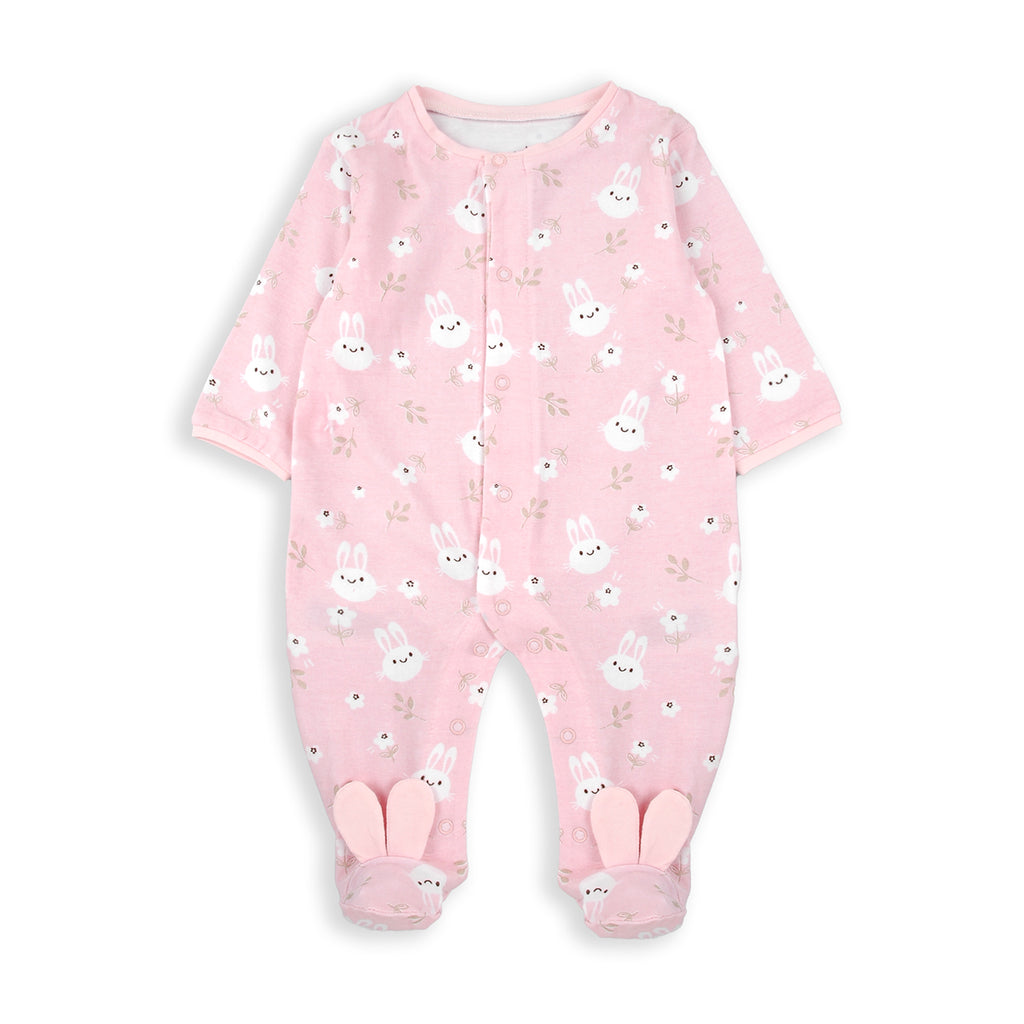 Babybol Pink Bunny Babygrow