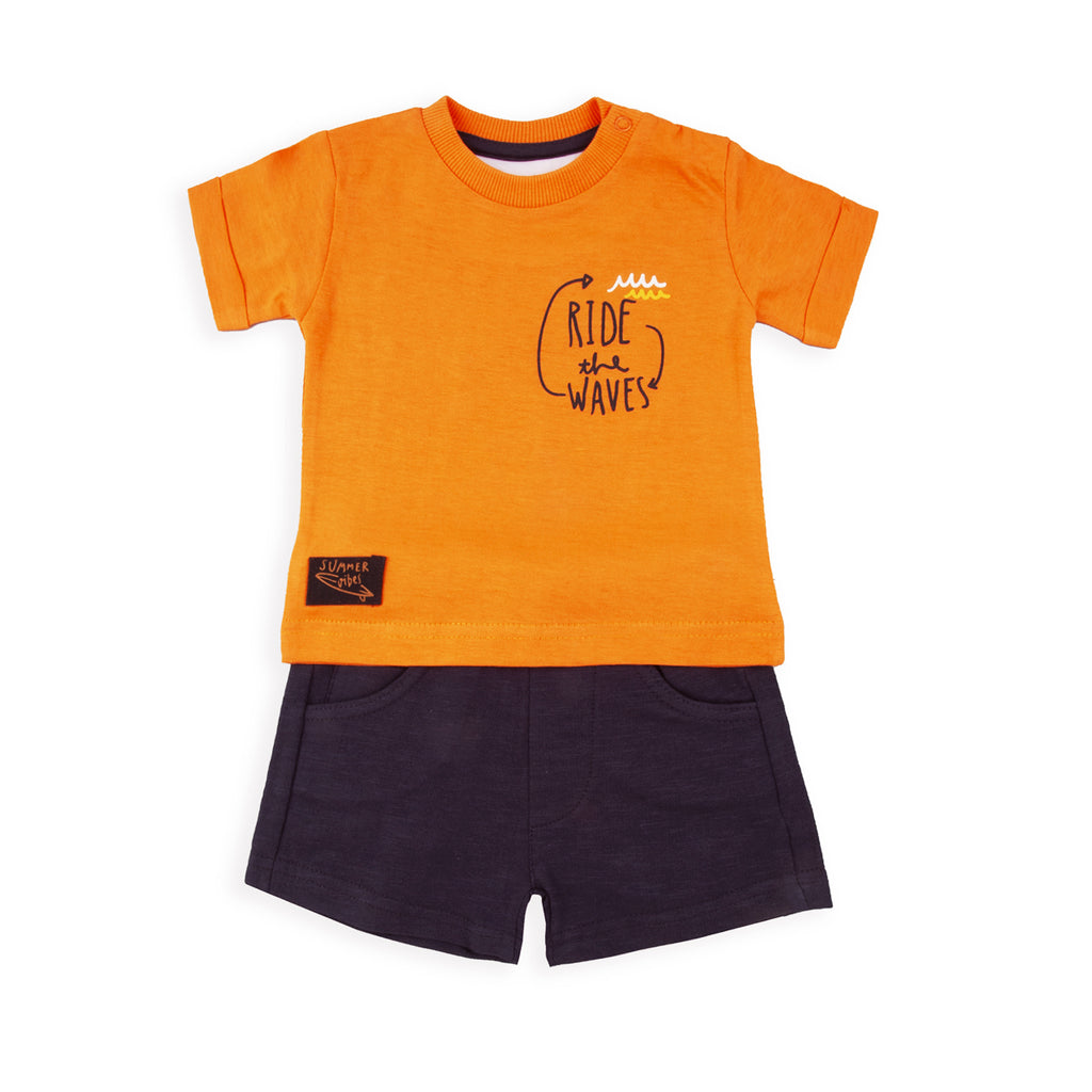 Babybol Ride the Waves Shorts & T-Shirt Set