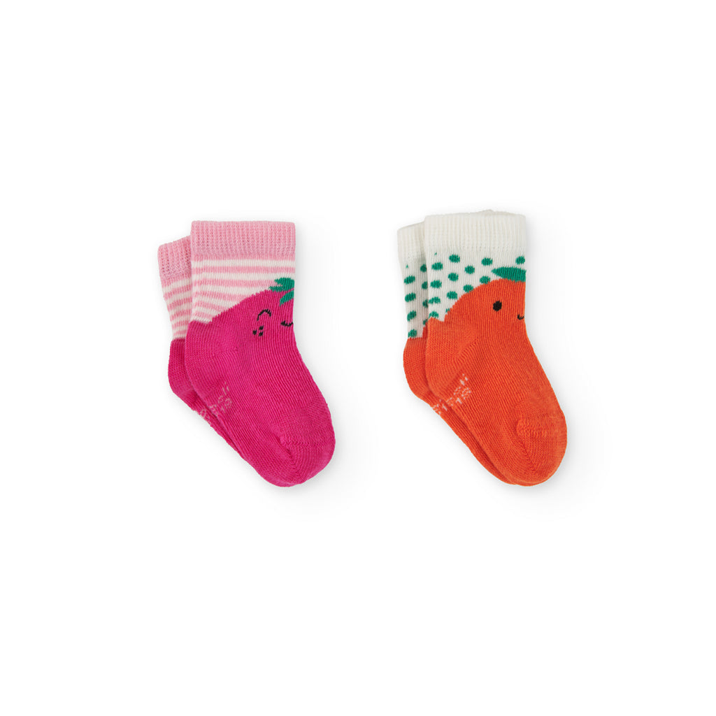 Boboli Fruit Print Socks Set