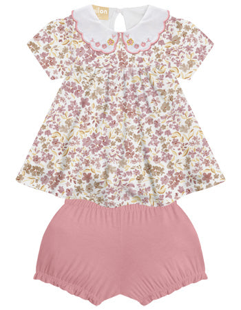 Milon Floral Top & Shorts Set