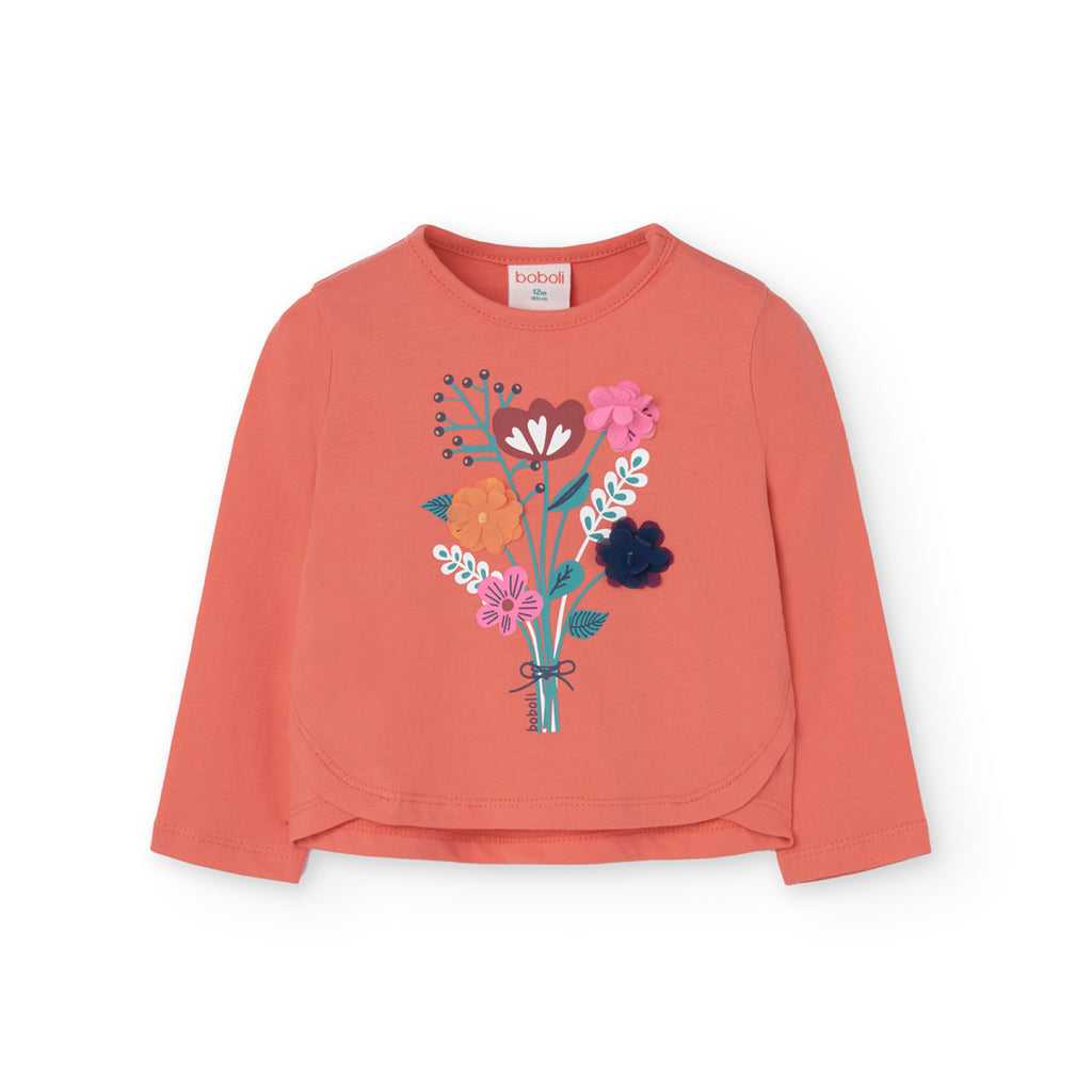 Boboli Floral Long Sleeve Top