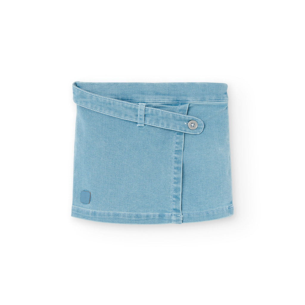 Boboli Bleach Denim Skort