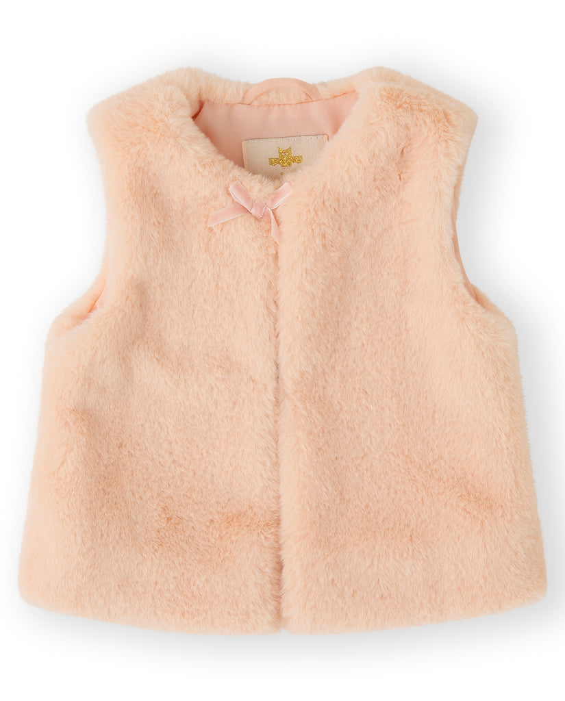 Canada House Rose Fur Gilet