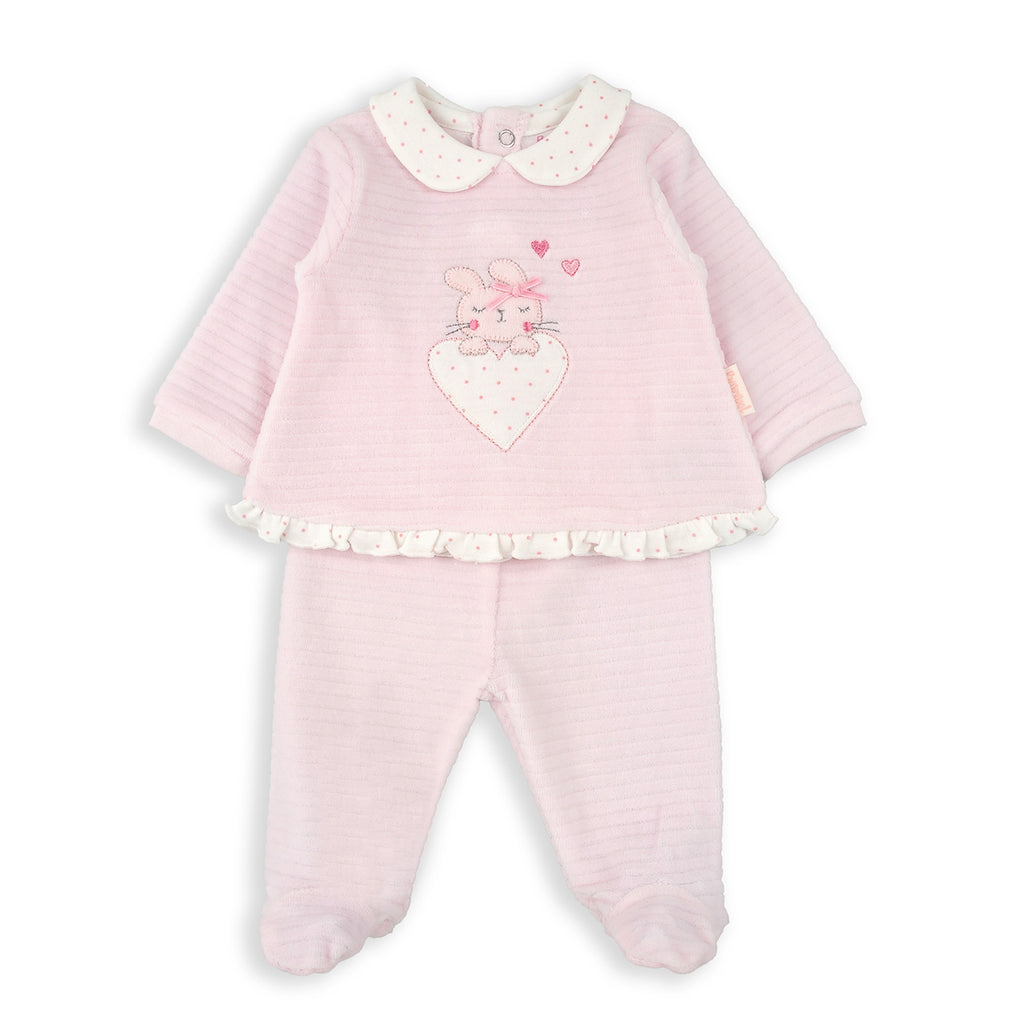 Babybol Pink Velour 2 Piece Set