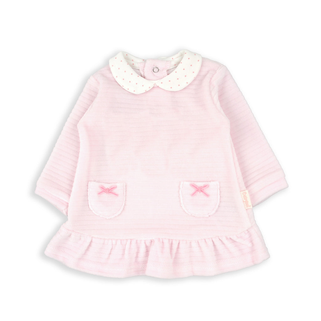 Babybol Velour Pink Dress