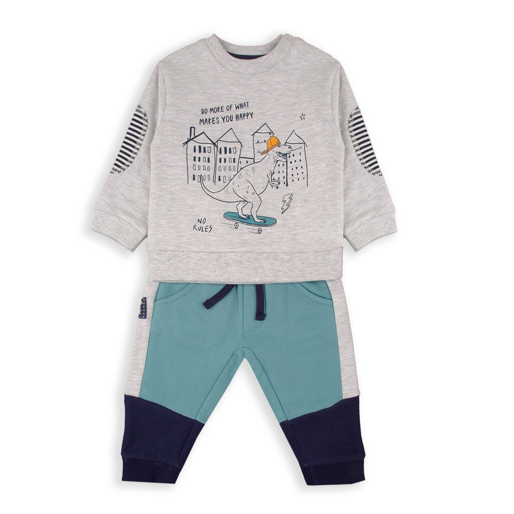 Babybol Dino Sweatshirt & Jogger Set