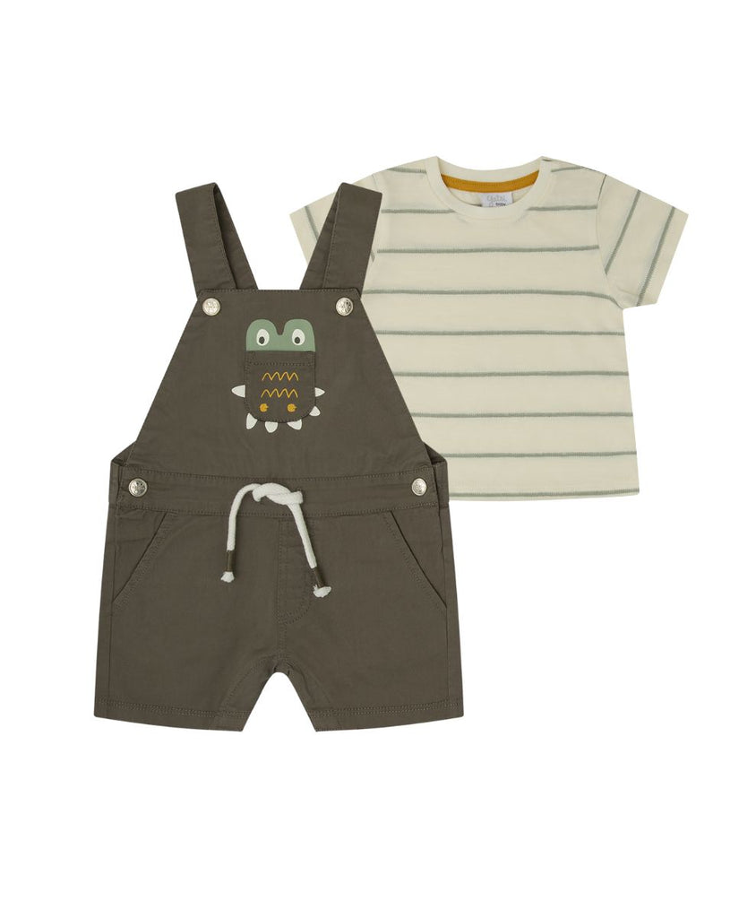 Canada House Dungaree Shorts Set