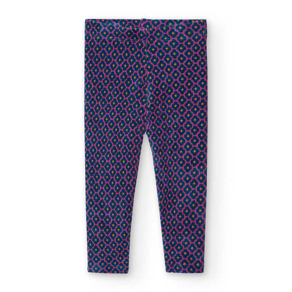 Boboli Floral Cord Legging