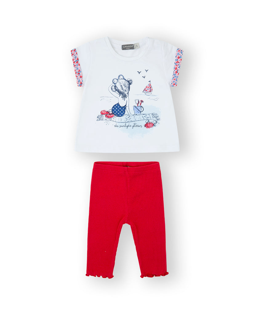 Canada House T-Shirt & Leggings Set