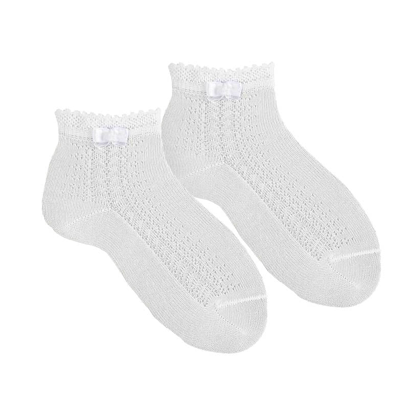 Condor White Ceremony Ankle Socks