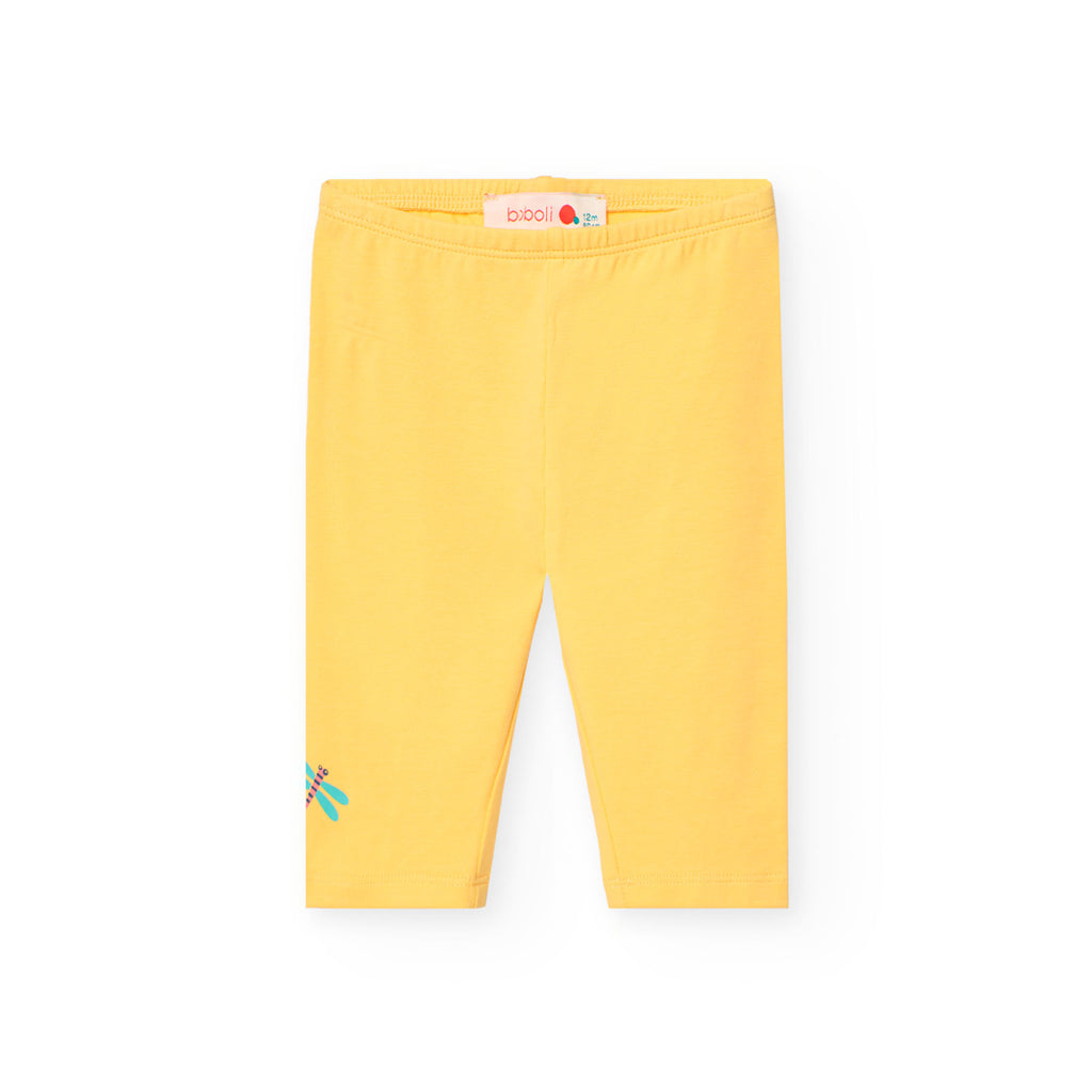 Boboli Yellow Capri Legging