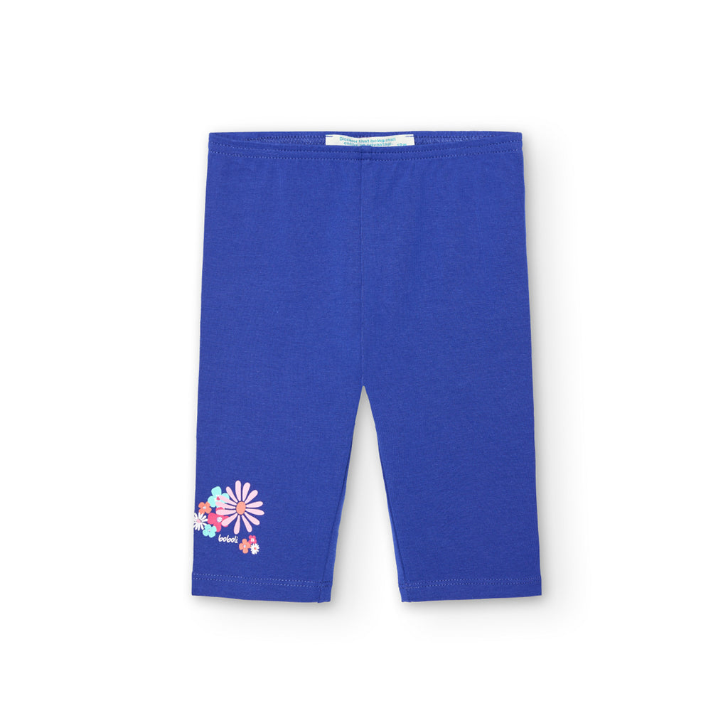 Boboli Blue Floral Legging