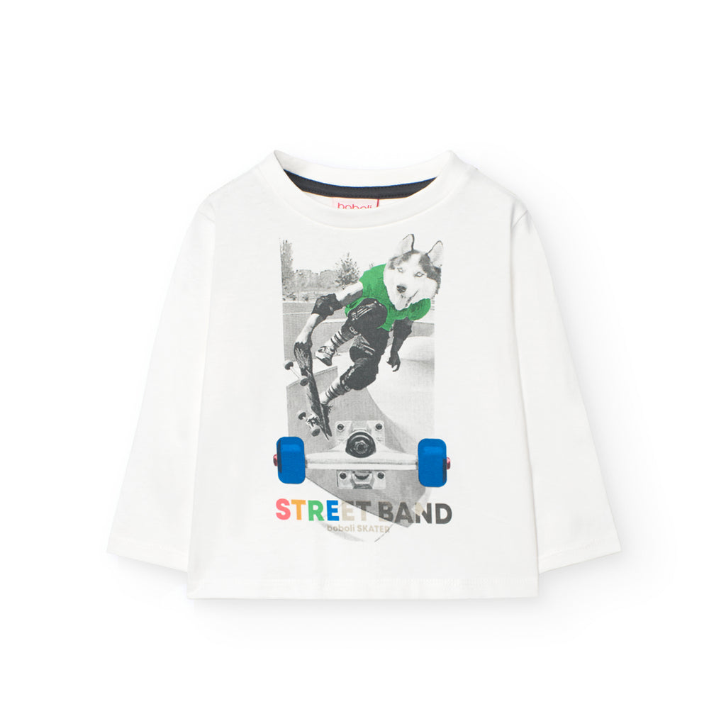 Boboli Street Band Long Sleeve Top