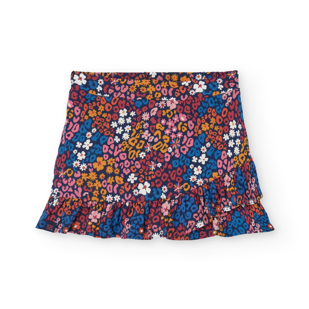 Boboli Floral Print Skirt