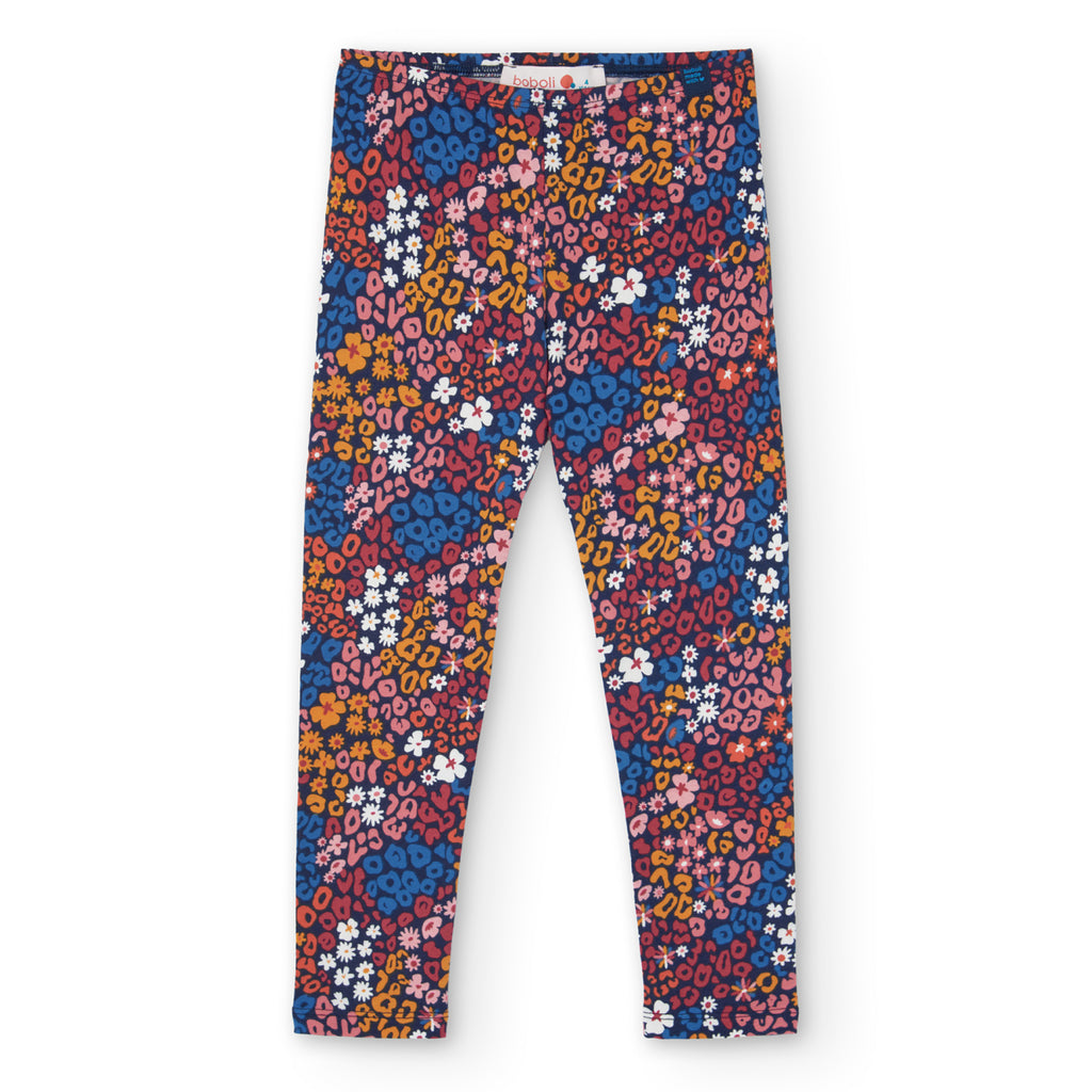 Boboli Floral Print Leggings