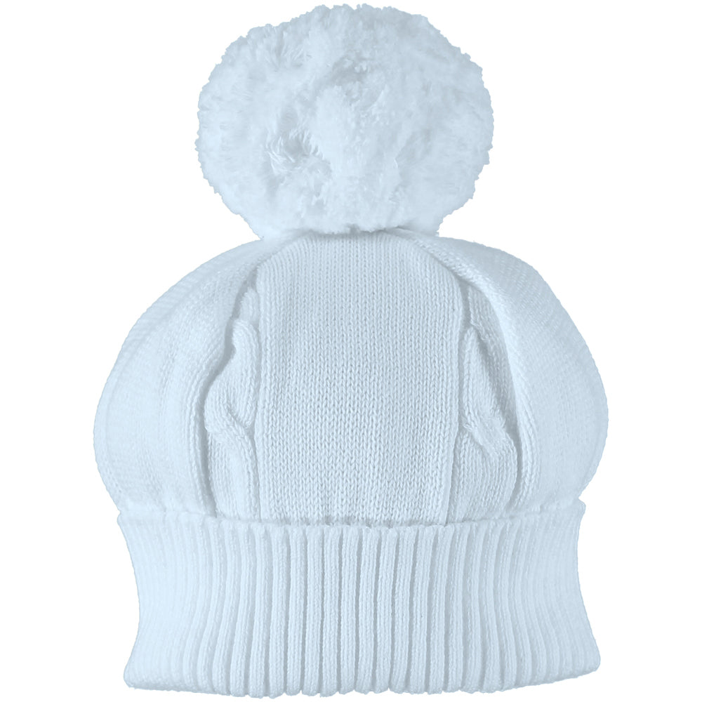 Emile et Rose Blue Knit Bobble Hat