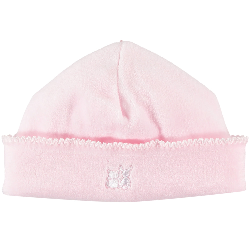 Emile et Rose Velour Pink Hat