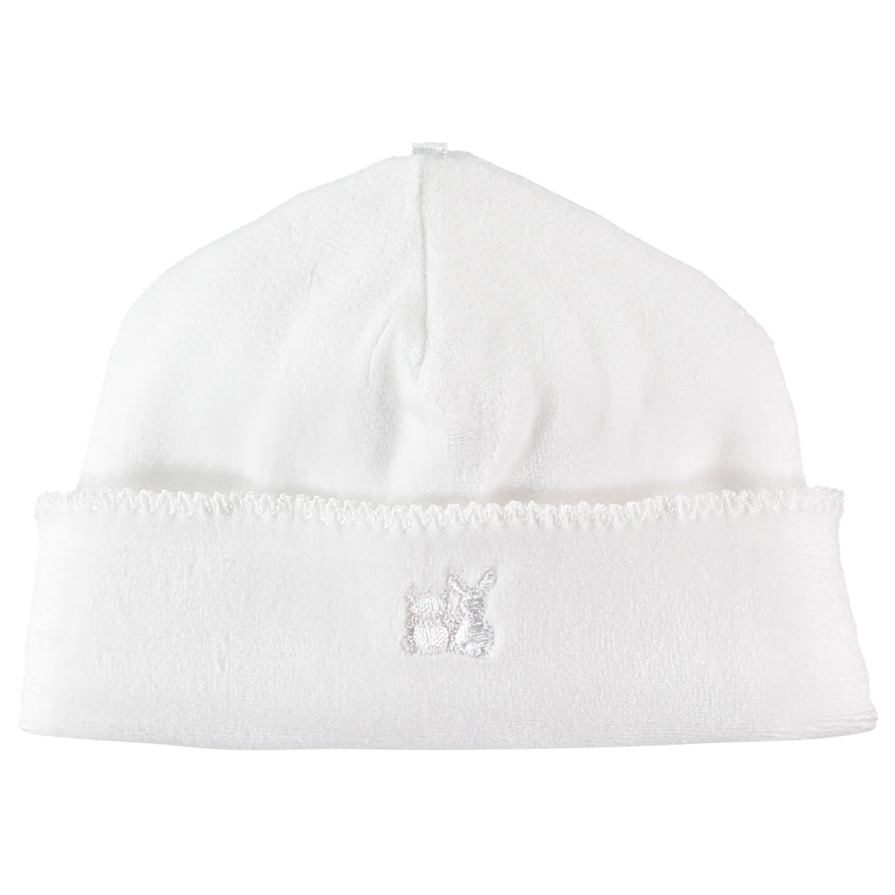 Emile et Rose Velour White Hat