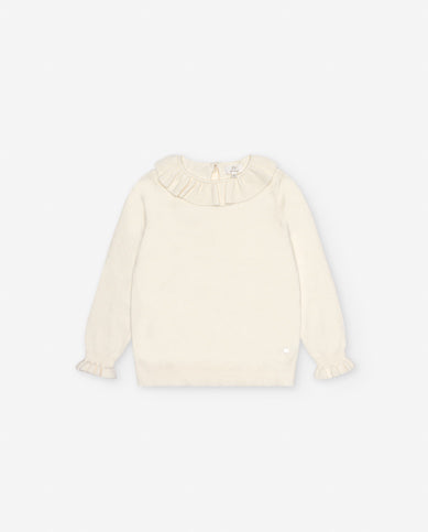 Zippy Cream Knit Jumper