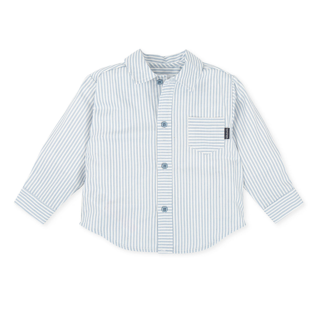 Tutto Piccolo Blue Striped Shirt