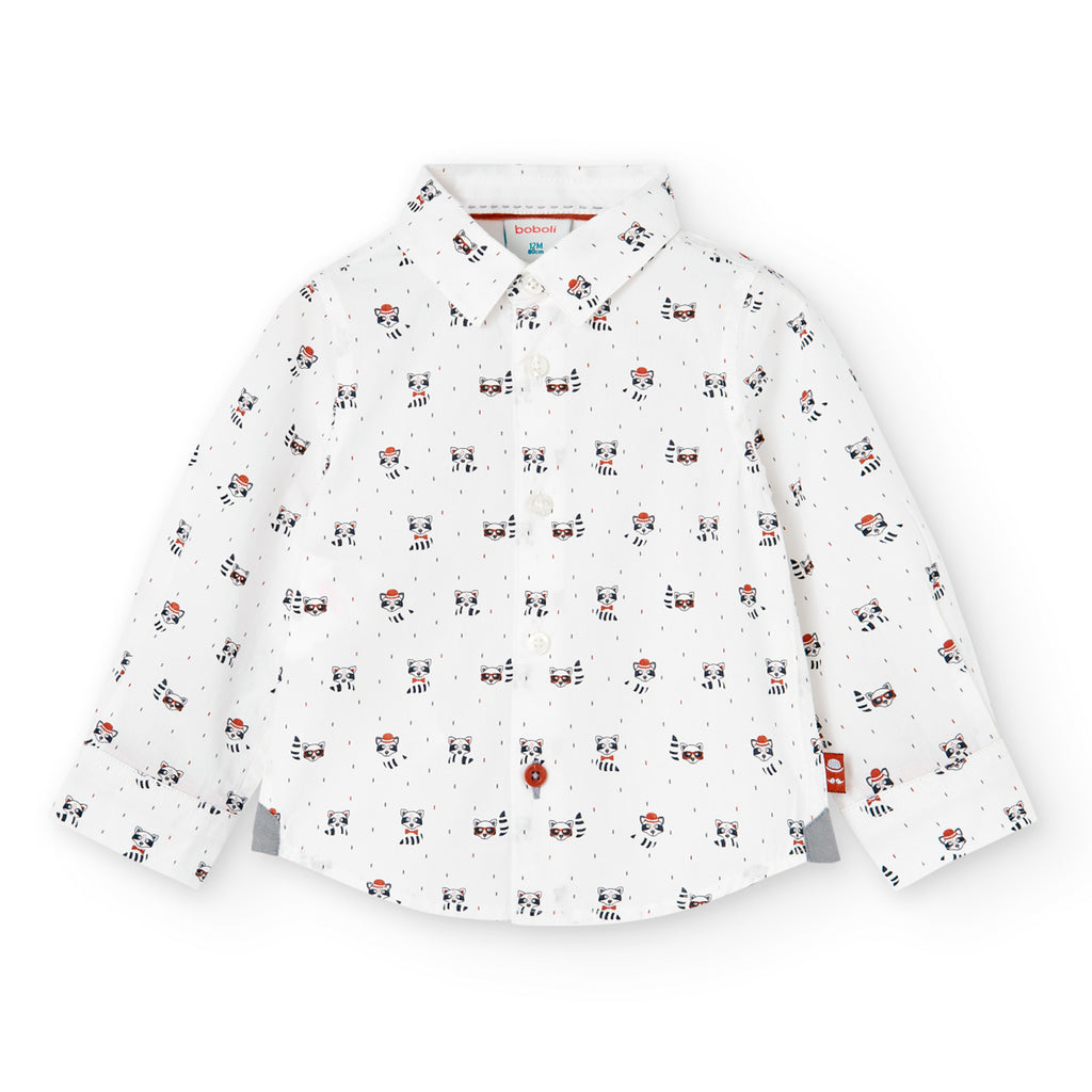 Boboli Fox Print Shirt