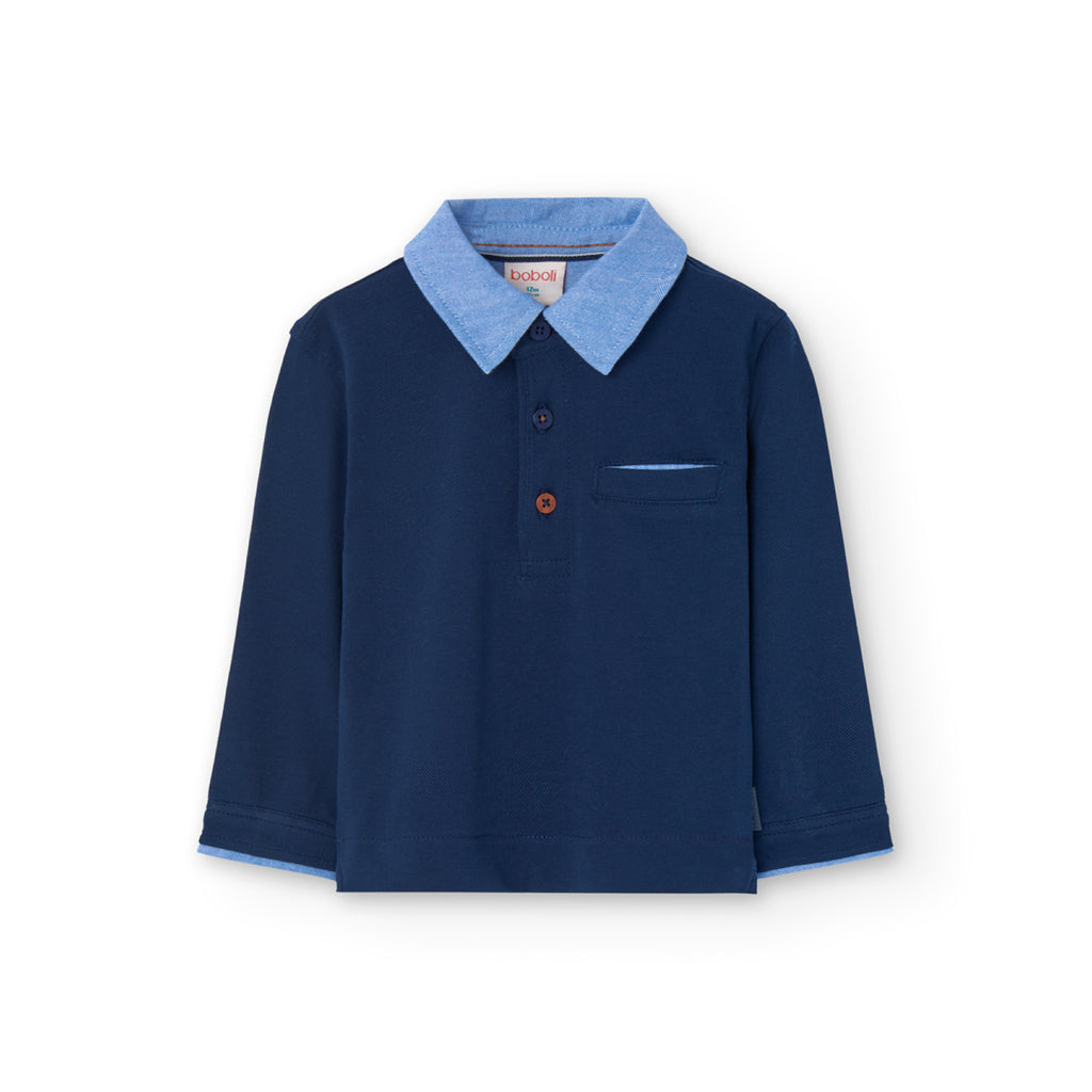 Boboli Navy Polo Shirt