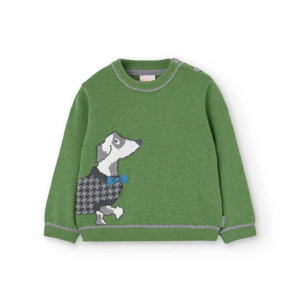 Boboli Green Knit Jumper