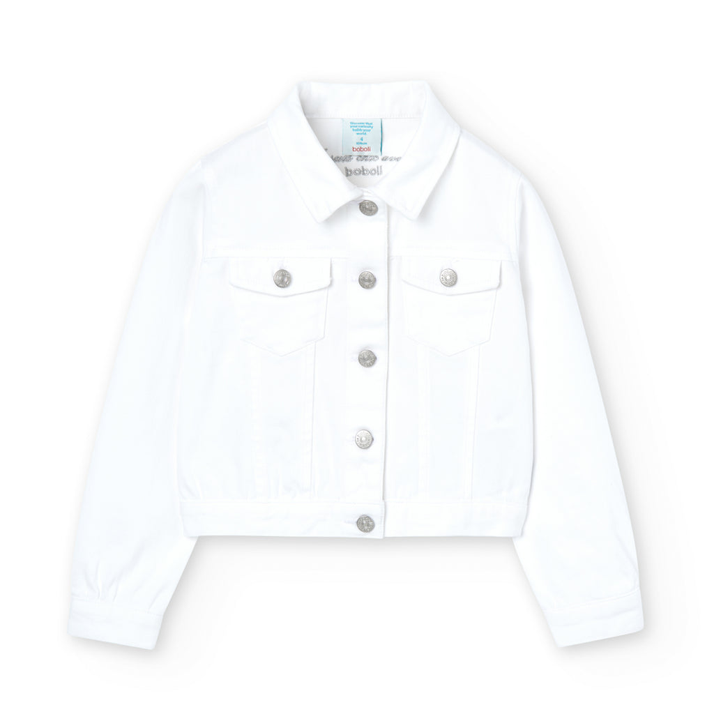 Boboli White Denim Jacket