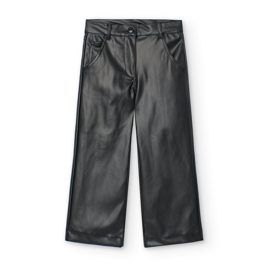 Boboli Faux Leather Trouser