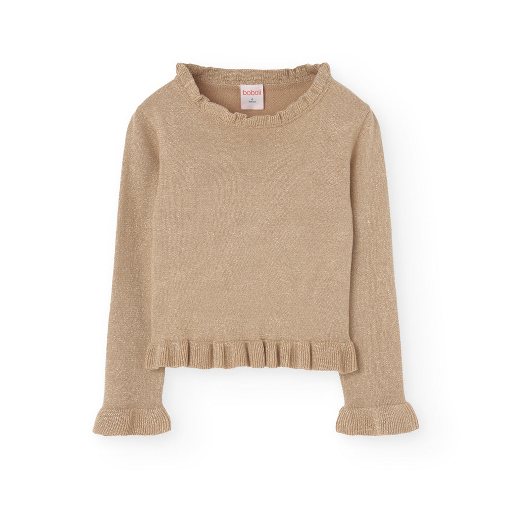 Boboli Gold Knit Jumper