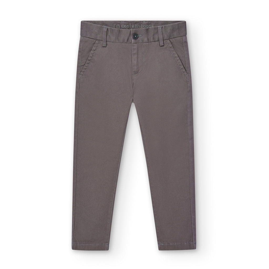 Boboli Dark Grey Chino Trouser