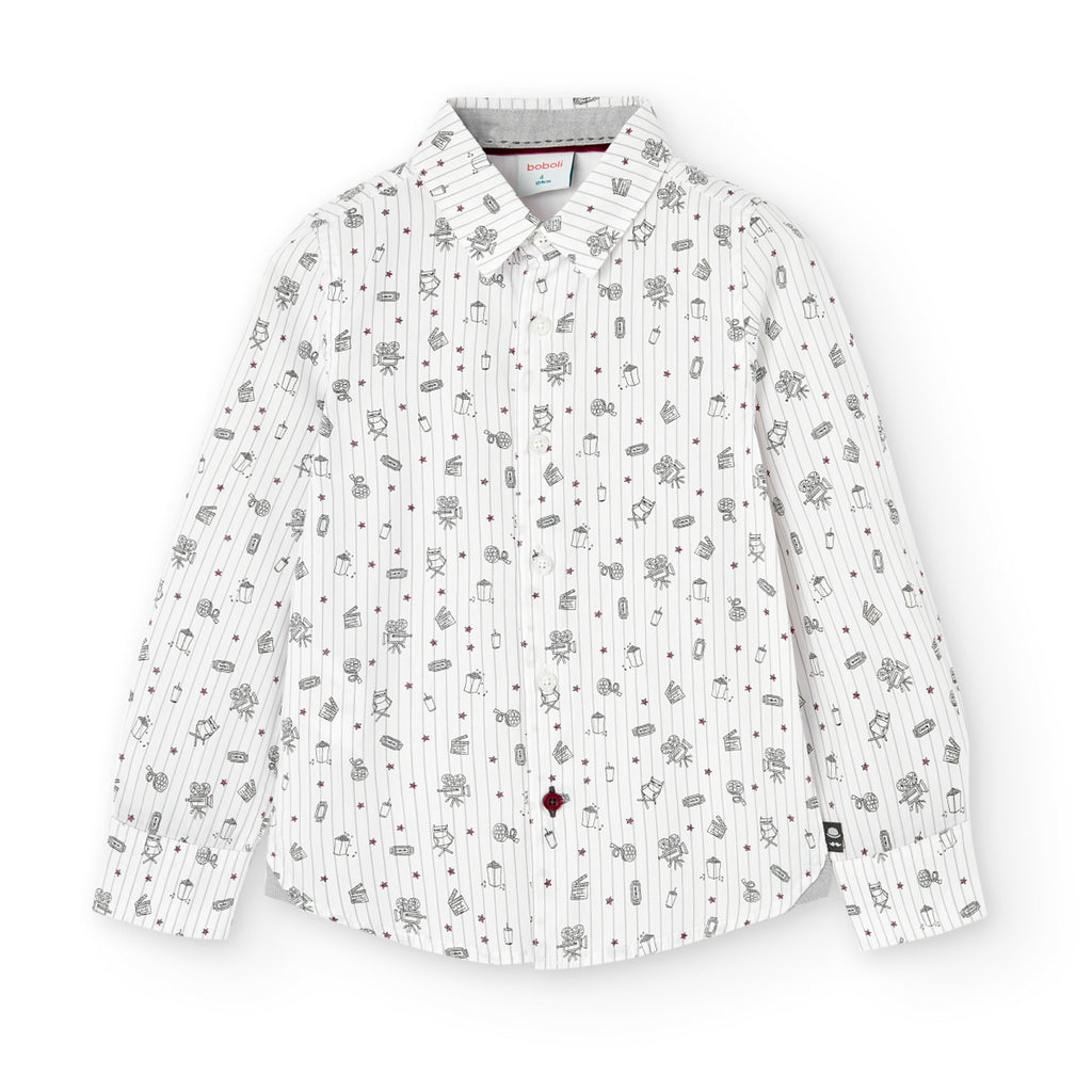 Boboli Camera Print Shirt