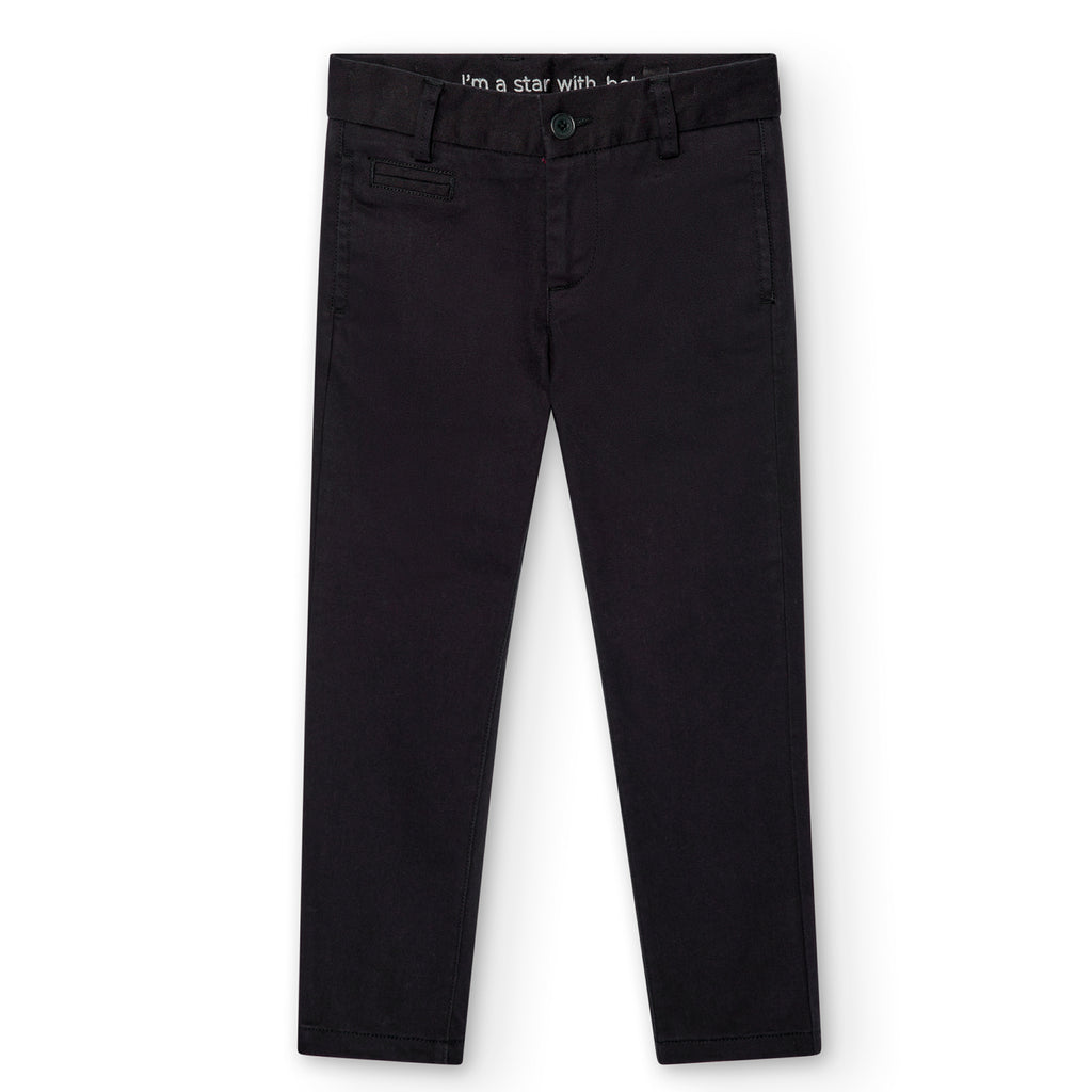 Boboli Black Chino Trouser