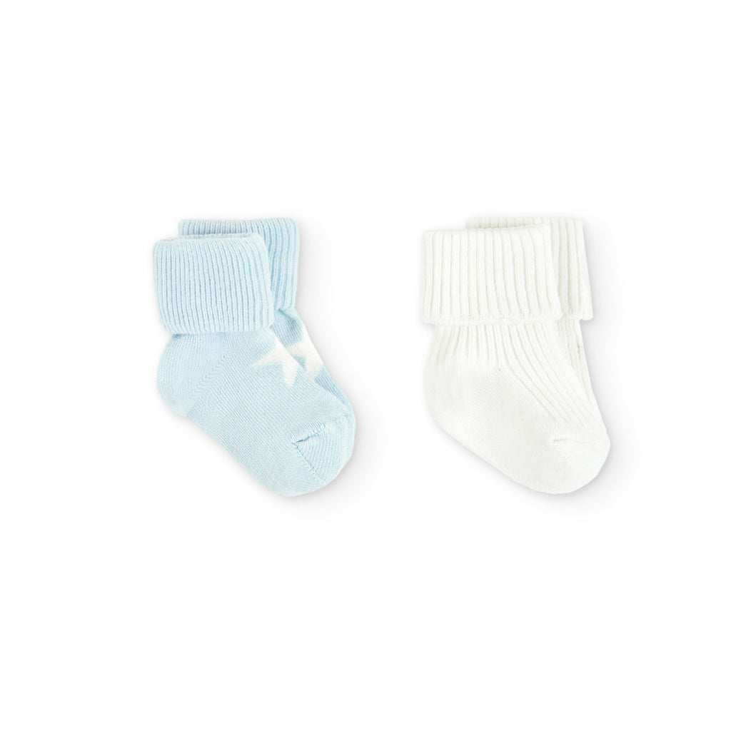 Boboli Blue  & White Socks Pack