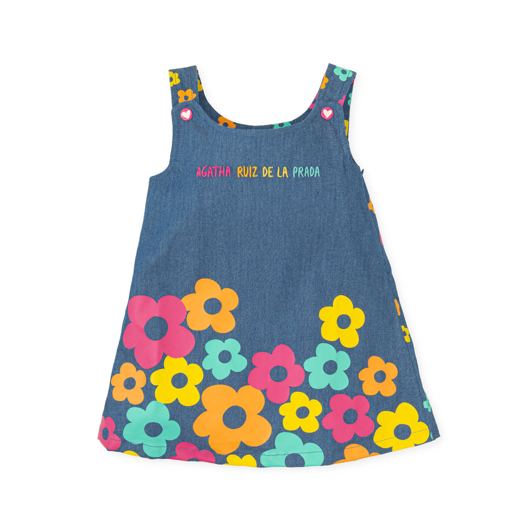 Agatha Ruiz De La Prada Floral Denim Dress