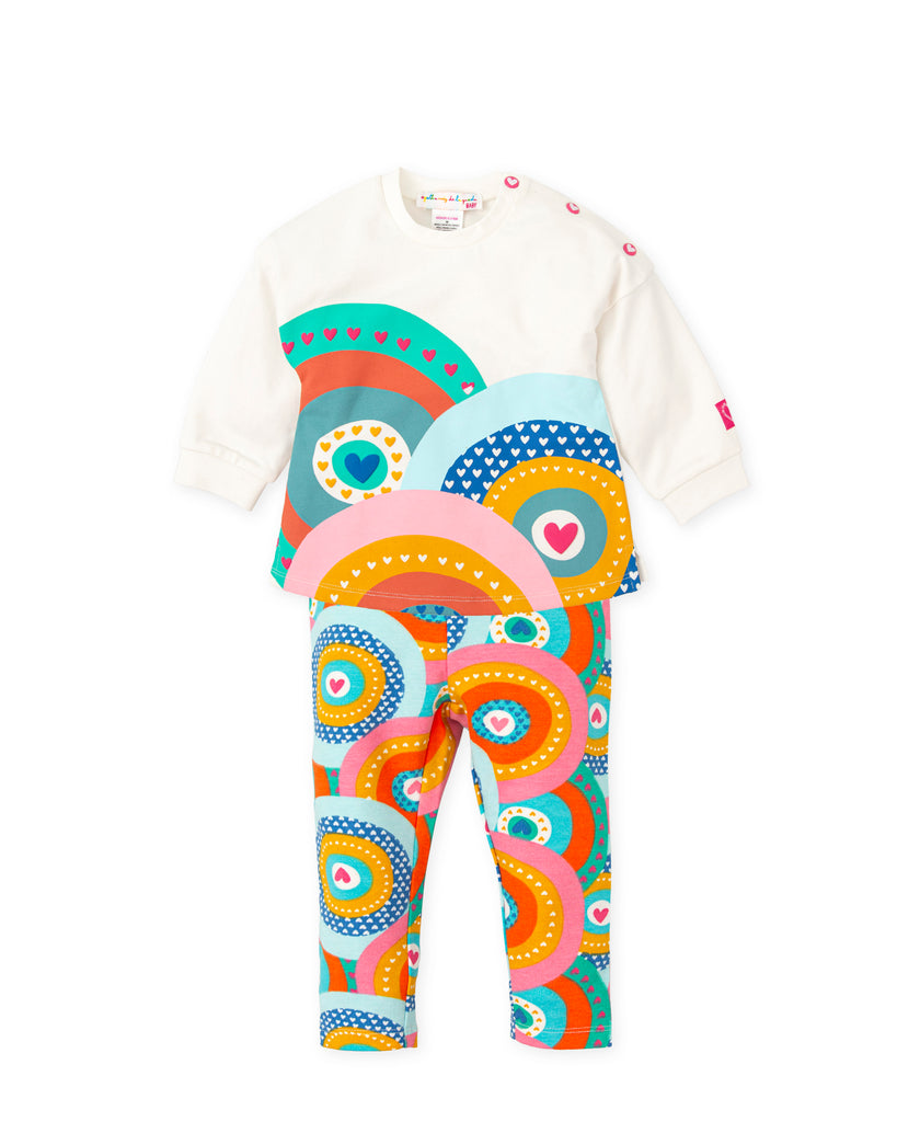 Agatha Ruiz de la Prada Print T-Shirt & Leggings Set