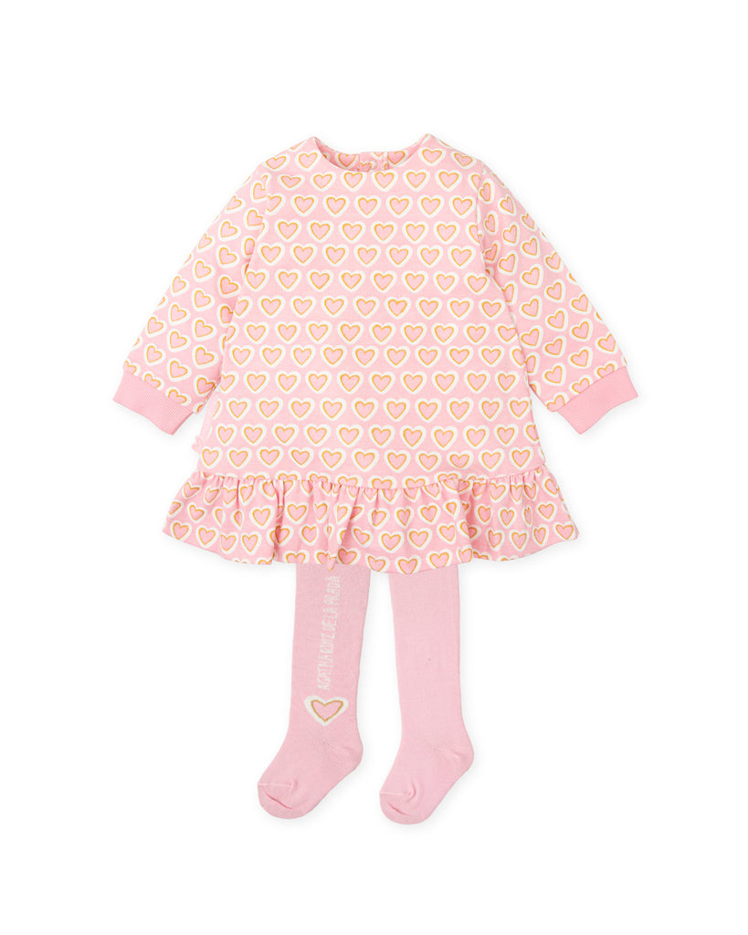 Agatha Ruiz de la Prada Pink Dress & Tights Set