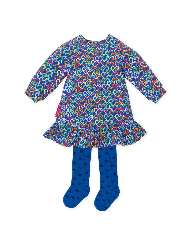 Agatha Ruiz de la Prada Print Dress & Tights Set