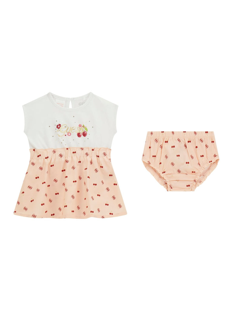 Guess Cherry Print Dress & Pants Set