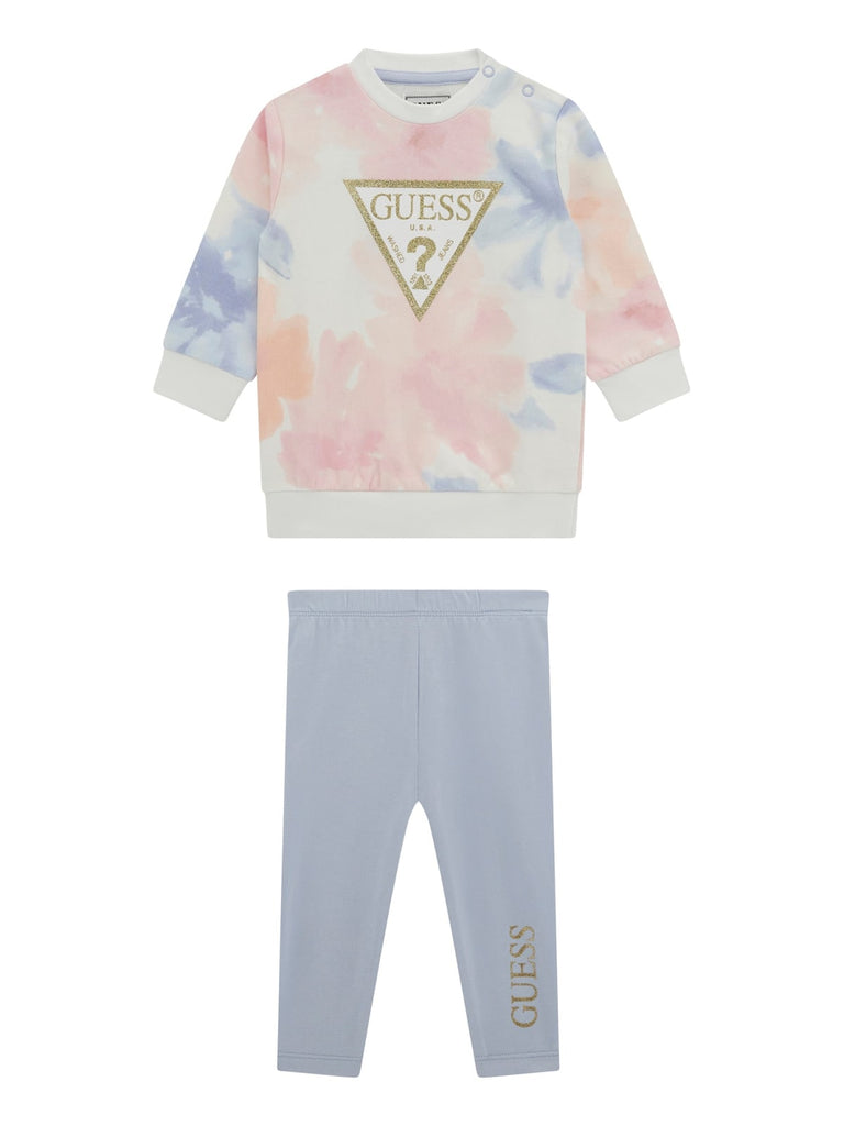 Guess Marble Sweatshirt & Legging Set