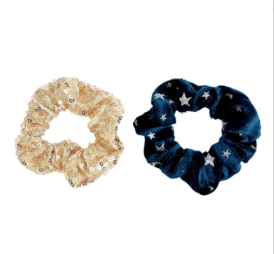 Rockahula Midnight Star Sequin Scrunchies