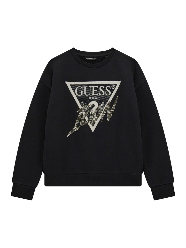 Guess Black Diamante Sweatshirt