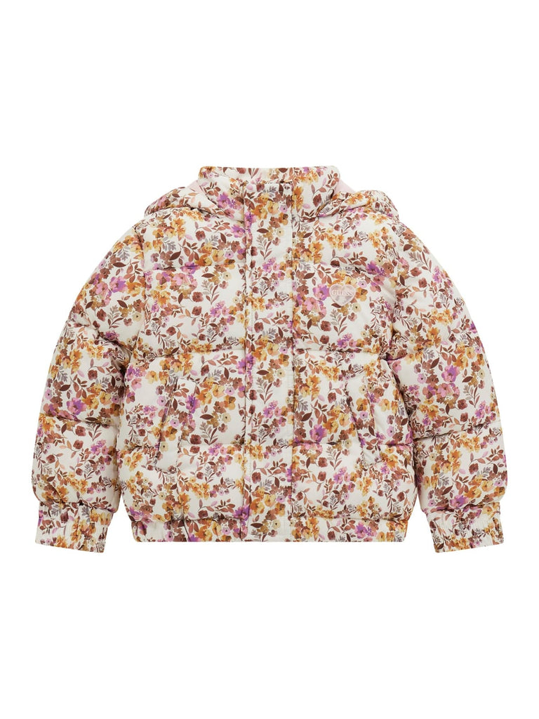 Guess Floral Puffer Coat