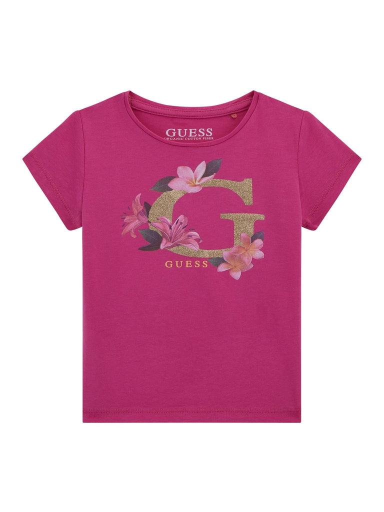 Guess Pink Floral T-Shirt